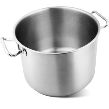 Pot MagicHome Chloe, 26 cm, 10 liters, with glass lid, stainless steel Pot MagicHome Chloe, 26 cm, 10 liters, with glass lid, stainless steel