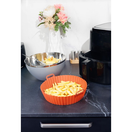 MagicHome baking mold, silicone, for hot air fryer, 20.5x20.5x6.5 cm