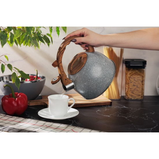 MagicHome teekann, kriuksuv, hall, 2500 ml MagicHome teekann, kriuksuv, hall, 2500 ml