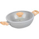 MagicHome Harmony pott, madal, klaaskaanega, 26 cm MagicHome Harmony pott, madal, klaaskaanega, 26 cm