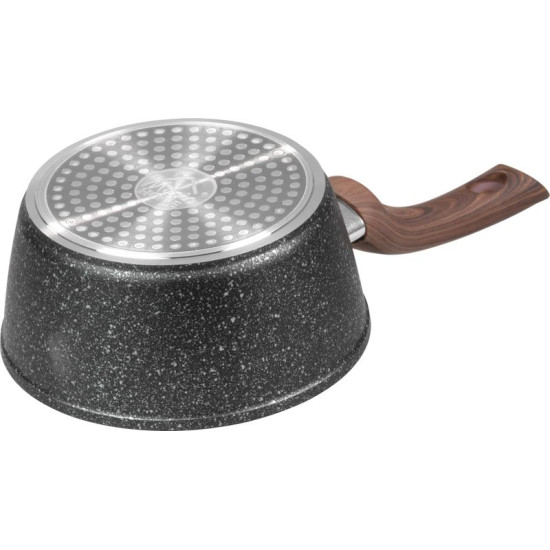 MagicHome Black Marble Line pajaroog, klaaskaanega, 16 cm