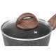 MagicHome Black Marble Line pajaroog, klaaskaanega, 16 cm
