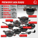 MagicHome Black Marble Line köögitarvete komplekt, 13 tk MagicHome Black Marble Line köögitarvete komplekt, 13 tk