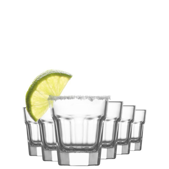 Glass Aras, LAV, glass, for liquor/distillate, 45 ml, 49x56 mm, pack. 6 pcs Glass Aras, LAV, glass, for liquor/distillate, 45 ml, 49x56 mm, pack. 6 pcs