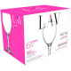 Empire glass, LAV, glass, for wine, 245 ml, 63x169 mm, pack. 6 pcs Empire glass, LAV, glass, for wine, 245 ml, 63x169 mm, pack. 6 pcs