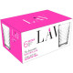 Glass Sedef, LAV, glass, for water, 205 ml, 68x99 mm, pack. 6 pcs