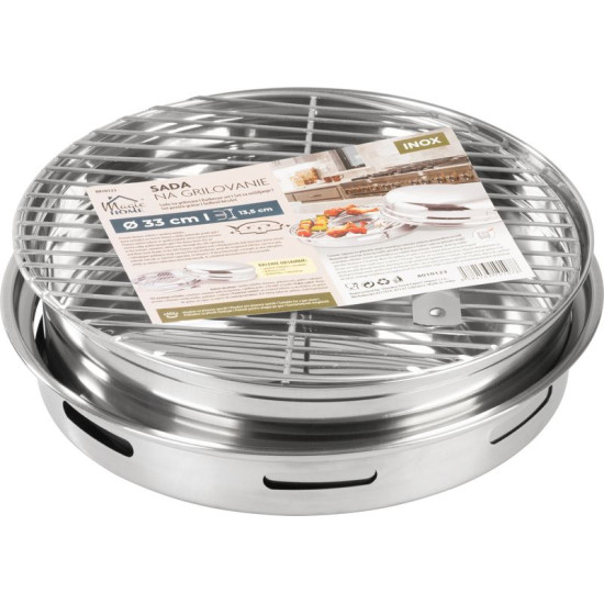 MagicHome komplekt, gaasigrill, roostevaba teras 33x13.5cm