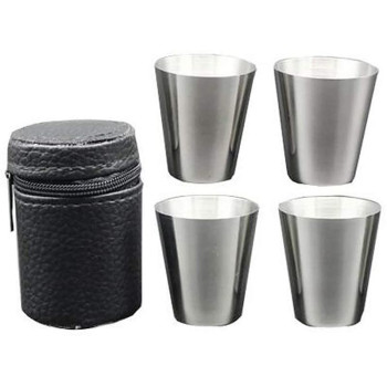 MagicHome punch, set, stainless steel, in leatherette case, 4x30 ml