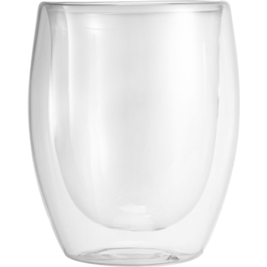 MagicHome double-wall thermo glass for coffee/tea, 380 ml, pack of 2