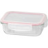 MagicHome jar, rectangular, 650 ml, with lid, Clip, glass