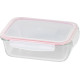 MagicHome jar, rectangular, 1500 ml, with lid, Clip, glass MagicHome jar, rectangular, 1500 ml, with lid, Clip, glass