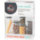 MagicHome karp, 3 tk, 800/1100/1500 ml, klaas, roostevabast terasest korgiga MagicHome karp, 3 tk, 800/1100/1500 ml, klaas, roostevabast terasest korgiga