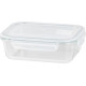 MagicHome jar, glass, rectangular, 1000 ml, with lid, with venting valve