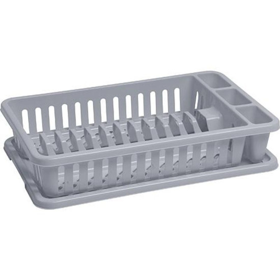 Dish drainer Curver® 173415, gray Lux, 26.5x42x8.8 cm Dish drainer Curver® 173415, gray Lux, 26.5x42x8.8 cm