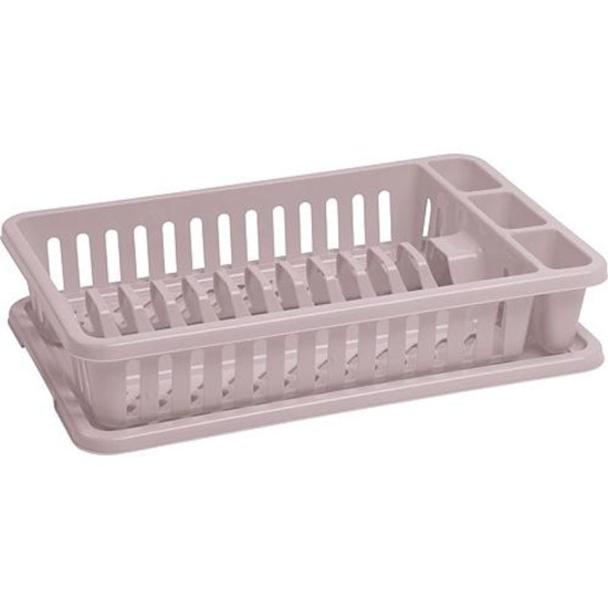Dish drainer Curver® 176008, beige Lux, 26.5x42x8.8 cm Dish drainer Curver® 176008, beige Lux, 26.5x42x8.8 cm