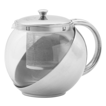 Teapot MagicHome TP108, 1.1 lit, glass/stainless steel