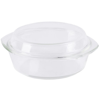 Baking dish MagicHome ODR250c, 2.5 lit, borosilicate glass