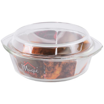Baking dish MagicHome ODR250c, 2.5 lit, borosilicate glass