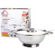 Суповая миска MagicHome с половником, 3 литра, нержавеющая сталь