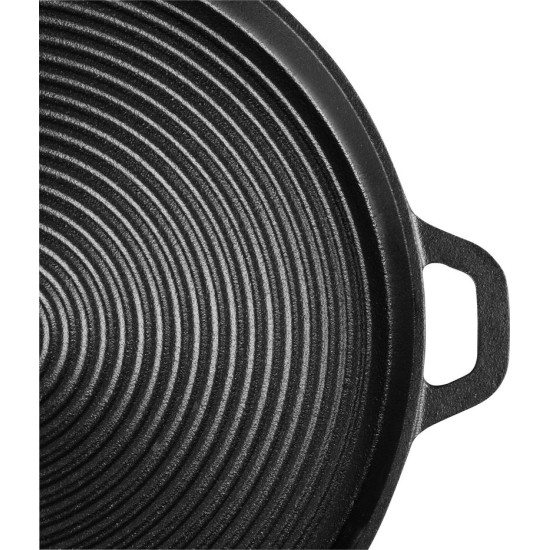Plate Magichome Castor Line, Barbecue, Cast iron, round, 340x30 mm Plate Magichome Castor Line, Barbecue, Cast iron, round, 340x30 mm