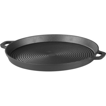 MagicHome Castora line pliidiplaat, grill, malm, ümmargune, 340x30 mm