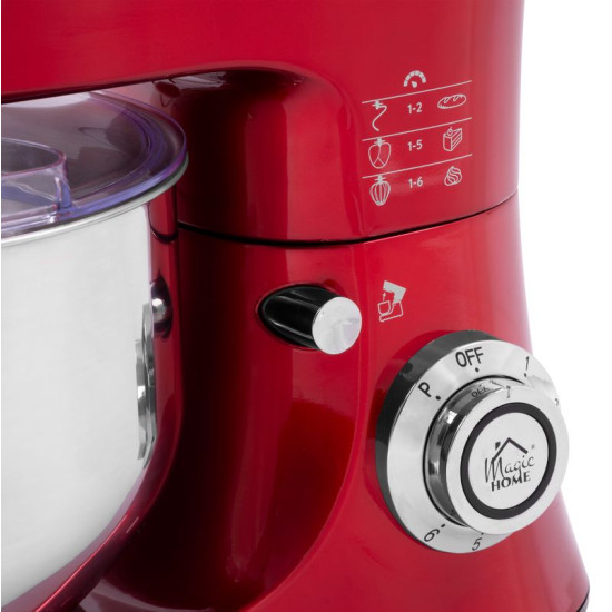Food processor MagicHome, Lenotre, 1000W, 230V, 3v1, red-black
