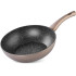 Wok Magic pann Home Coffee Brown Line, 28 cm