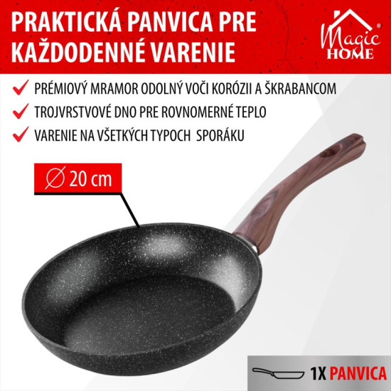 Pann Magic Home Black Marble Line, 20 cm Pann Magic Home Black Marble Line, 20 cm