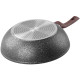 Wok pan MagicHome Black Marble Line, 28 cm