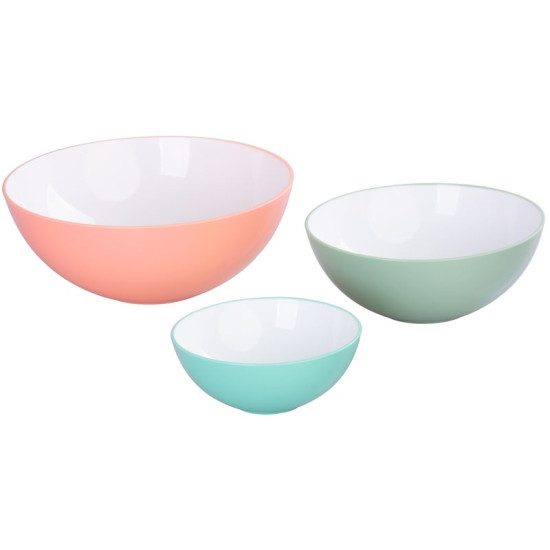 Salatikauss MagicHome, komplektis 3 tk. 0,6 l / 1,5 l / 3 l.