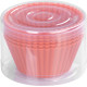 Magic Home küpsetusvormid, muffinitele, silikoon, punane, komplektis 6 tk, 6,5x6,5x3 cm