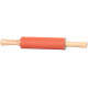 MagicHome rolling pin, for dough, silicone, wood, 37.5 cm MagicHome rolling pin, for dough, silicone, wood, 37.5 cm