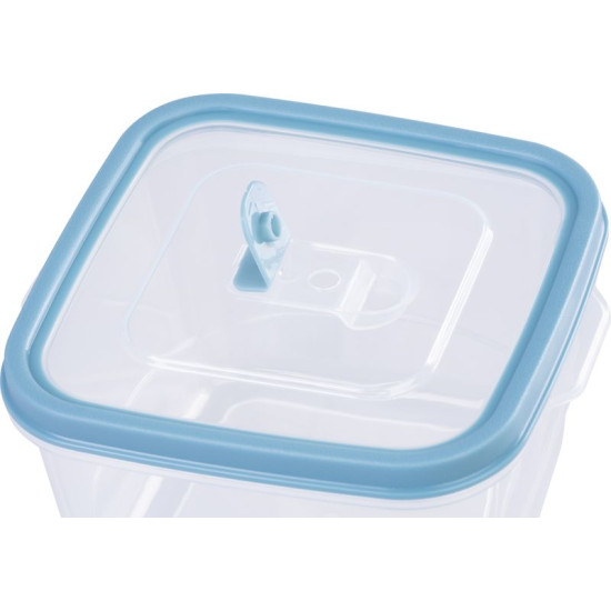 Food container MagicHome, openable lid, for food, 0,85 lit., 12,7x13,9x8 cm Food container MagicHome, openable lid, for food, 0,85 lit., 12,7x13,9x8 cm