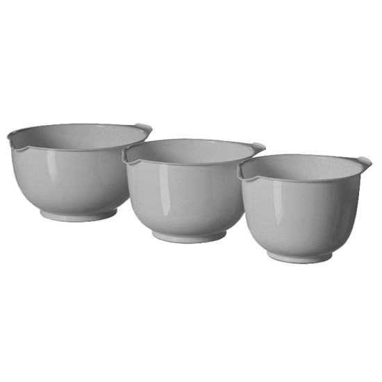 Bowl Curver®, set of 3, for whisking, grey, 1,5 lit.+ 2 lit. + 2,5 lit. Bowl Curver®, set of 3, for whisking, grey, 1,5 lit.+ 2 lit. + 2,5 lit.