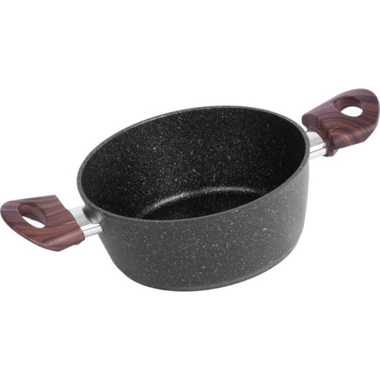 MagicHome Black Marble Line kastrul, 20 cm, 2,2 l. Kaanega