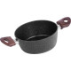 MagicHome Black Marble Line kastrul, 20 cm, 2,2 l. Kaanega
