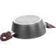 MagicHome Black Marble Line kastrul, 20 cm, 2,2 l. Kaanega