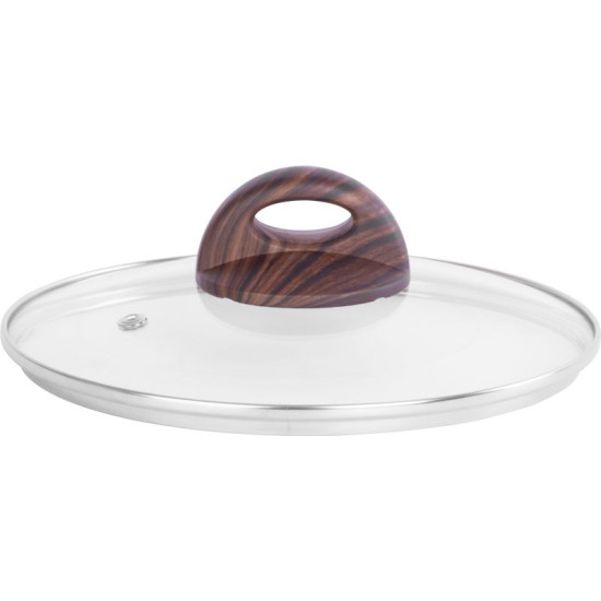 MagicHome Black Marble Line kastrul, 20 cm, 2,2 l. Kaanega