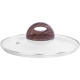 MagicHome Black Marble Line kastrul, 20 cm, 2,2 l. Kaanega