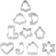 Формы для печенья MagicHome, для выпечки, новогодние, 10 шт. Формы для печенья MagicHome, для выпечки, новогодние, 10 шт.