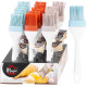 MagicHome pastry brush, silicone, mix of colors , 22x4.6x1.8 cm, sellbox 18 pcs
