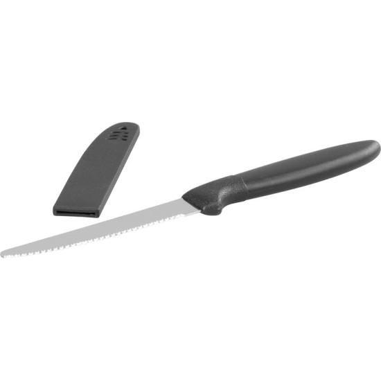 MagicHome kitchen knife, for steak, with cover, serrated, 20.5 cm, Sellbox 30 pcs