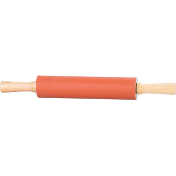 MagicHome rolling pin, for dough, silicone, wood, 41.5 cm