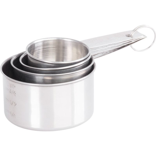 MagicHome measuring cup, stainless steel, set of 4 MagicHome measuring cup, stainless steel, set of 4