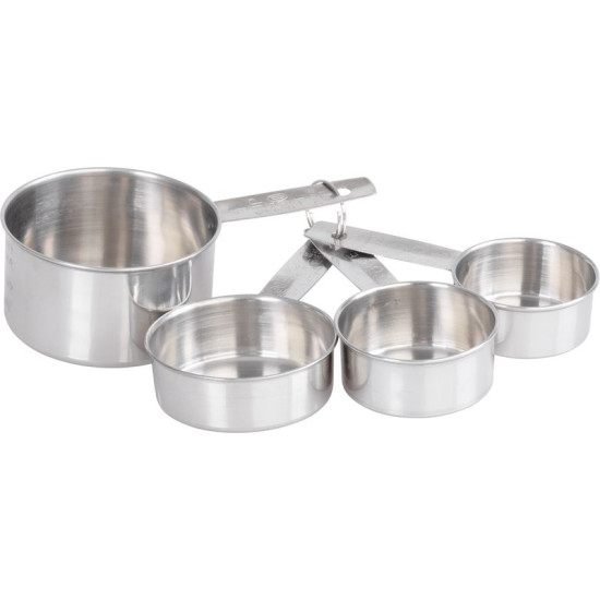 MagicHome measuring cup, stainless steel, set of 4 MagicHome measuring cup, stainless steel, set of 4