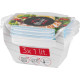 MagicHome Lunchbox set YH376, rectangular, set of 3, 1000 ml, 189x131x77 mm MagicHome Lunchbox set YH376, rectangular, set of 3, 1000 ml, 189x131x77 mm
