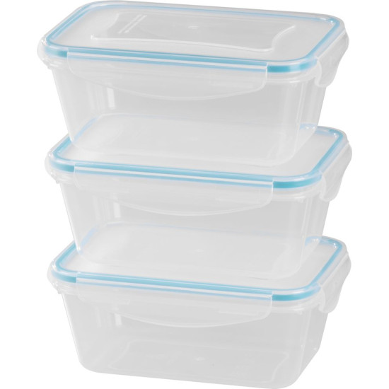 MagicHome Lunchbox set YH376, rectangular, set of 3, 1000 ml, 189x131x77 mm MagicHome Lunchbox set YH376, rectangular, set of 3, 1000 ml, 189x131x77 mm