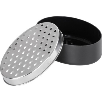 MagicHome, терка с контейнером, круглая, 17,5x11,7x6,3 см