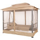 Garden swing ALIPASCHA Lux, 257x174x235 cm Garden swing ALIPASCHA Lux, 257x174x235 cm
