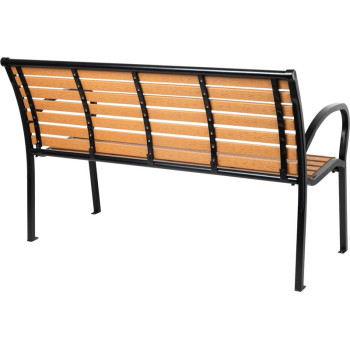 Garden bench KIMBRA, 120x82x41cm, steel/plastic